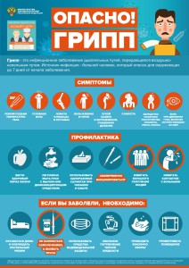 Грипп инфографика